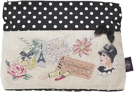 Amazon クロスステッチキット デイジー ポーチ 30 19 刺しゅうキット 通販