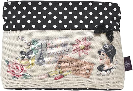 Amazon クロスステッチキット デイジー ポーチ 30 19 刺しゅうキット 通販