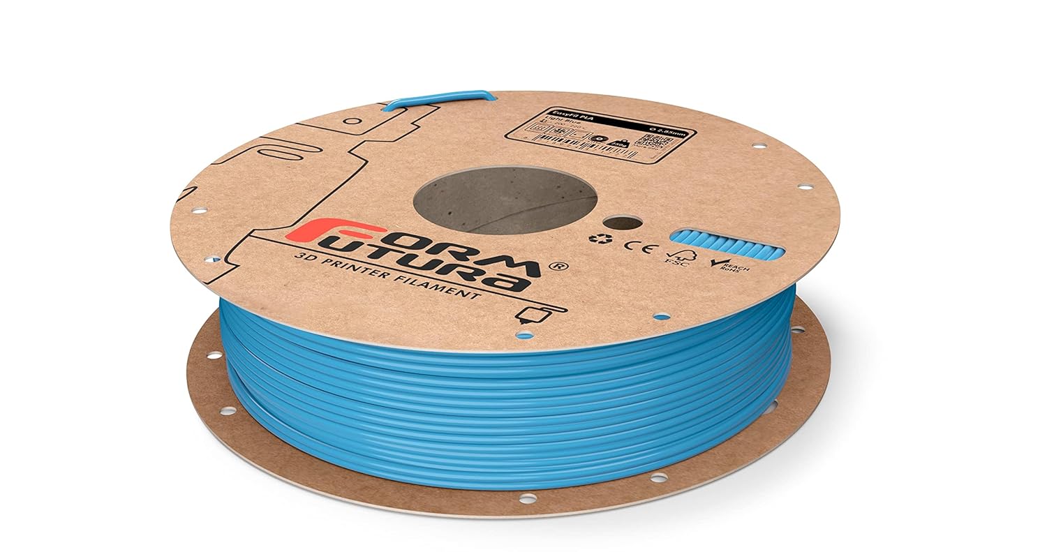 Formfutura 2.85mm EasyFil PLA - Light Blue - 3D Printer Filament
