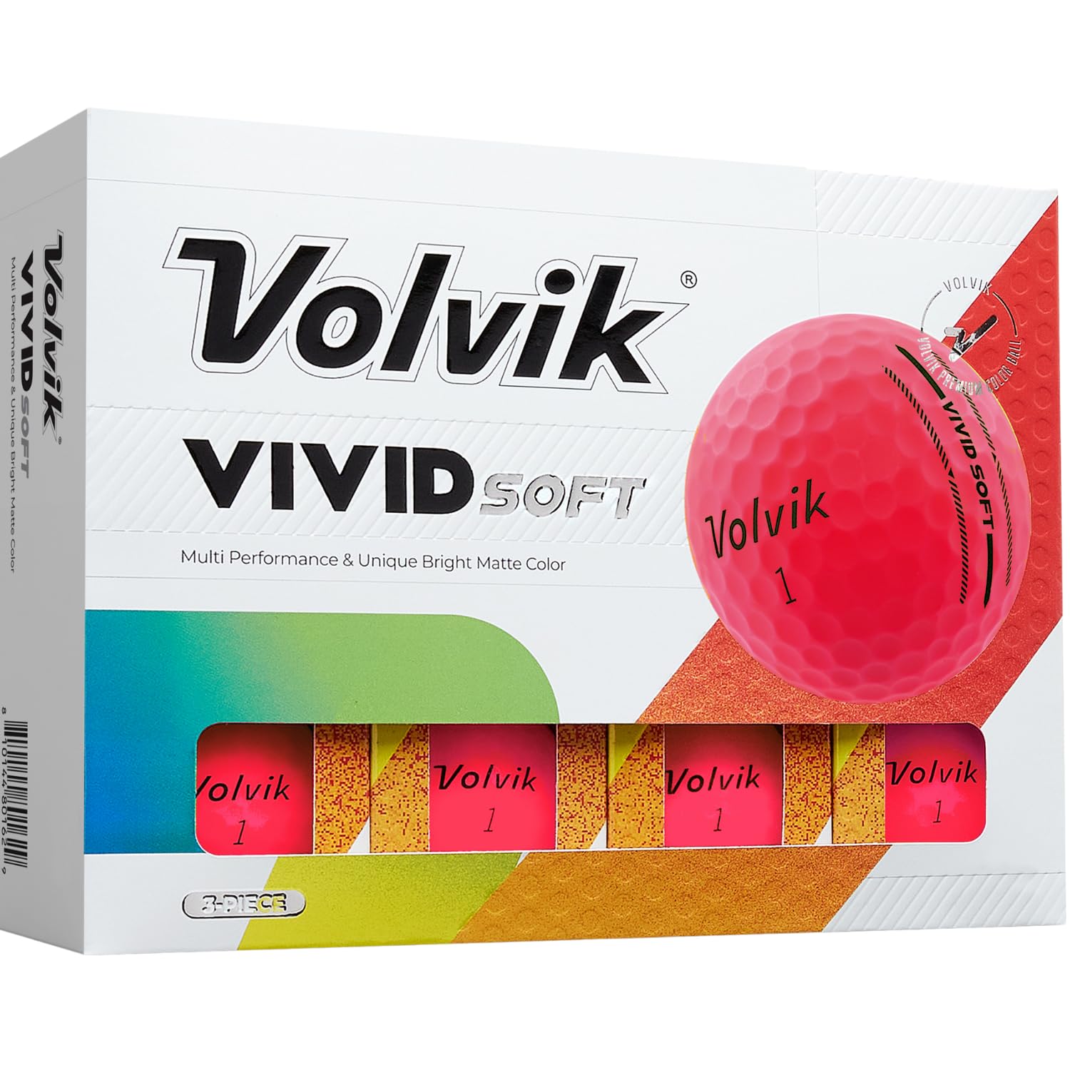 Soft Vivid Golf Balls by Volvik USA