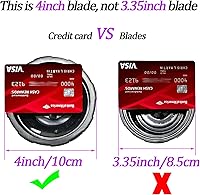 Vista 3 de Cuchilla de repuesto para licuadora macho de 7 aletas y vasos de 18 onzas compatibles con Ninja Auto iQ Blender [4 pulgadas macho 7 aletas solamente]