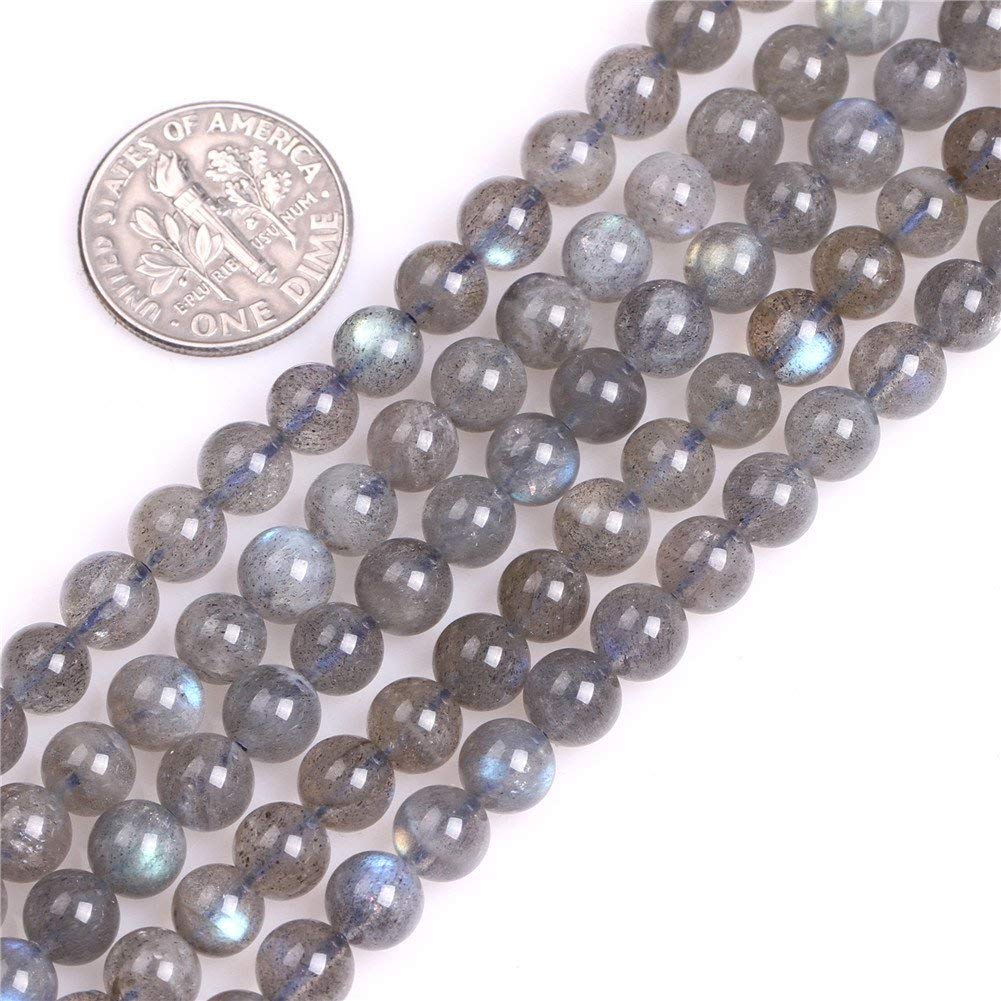 5mm Natural Grey Labradorite Beads Round Gemstone Loose Beads for Jewellery Making (78-80pcs/strand) โ image 1