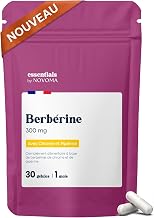Berberine 300 mg + Chrome & Piperine, 30 Vegetable Capsules - 1 Month | Berberis extract - Made in France - Essentials by Novoma