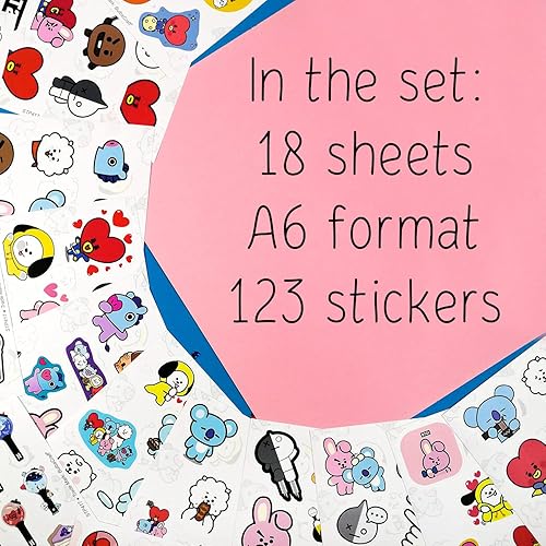 Miniatura 2 de BulbaCraft 123 calcomanías de anime para laptop, recuerdos de fiesta de anime, decoraciones de fiesta de anime, calcomanías impermeables para