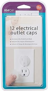 KidCo Electrical Outlet Caps, Clear, 12 Count