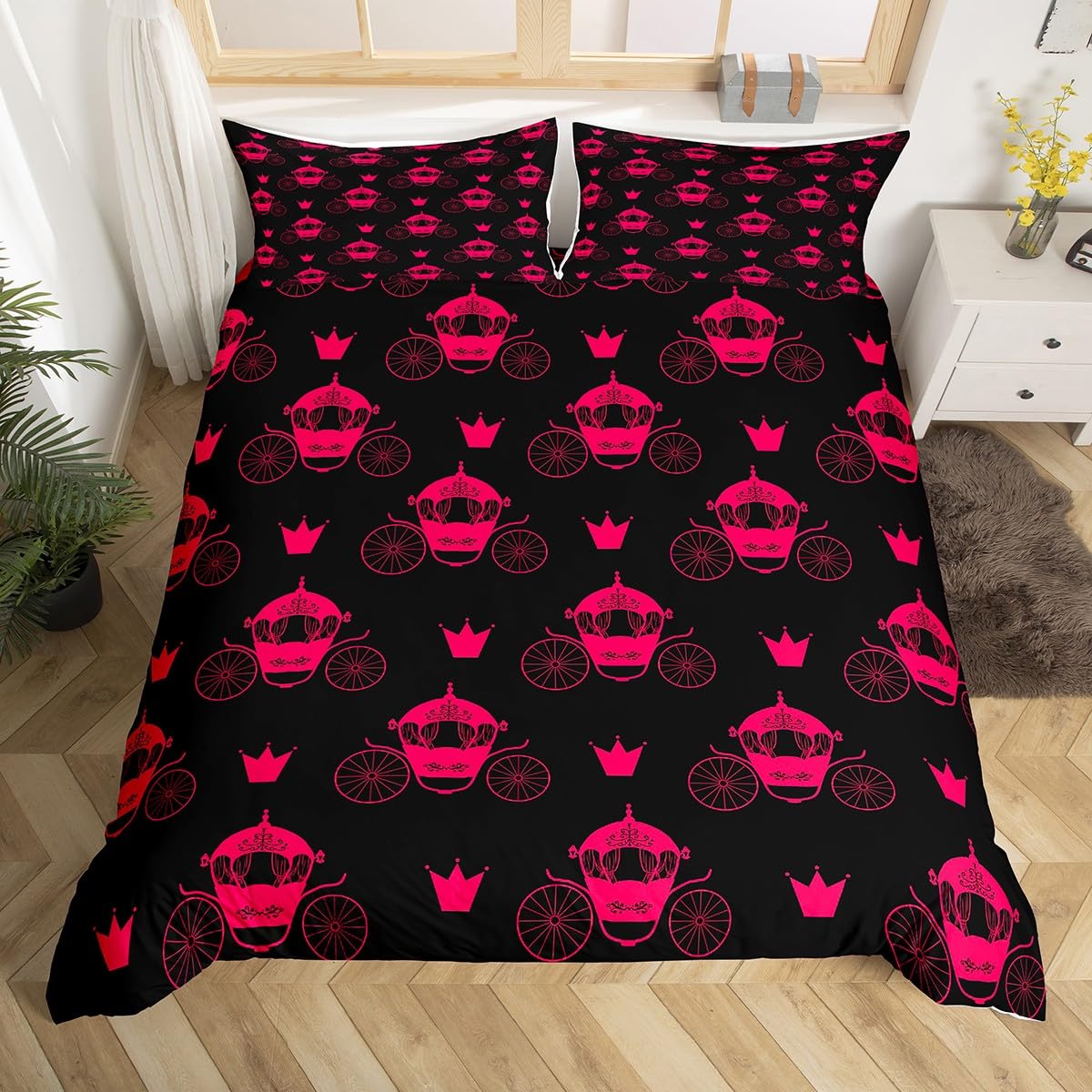 Housse de couette princesse et conte de fées pour créer des nuits magiques
