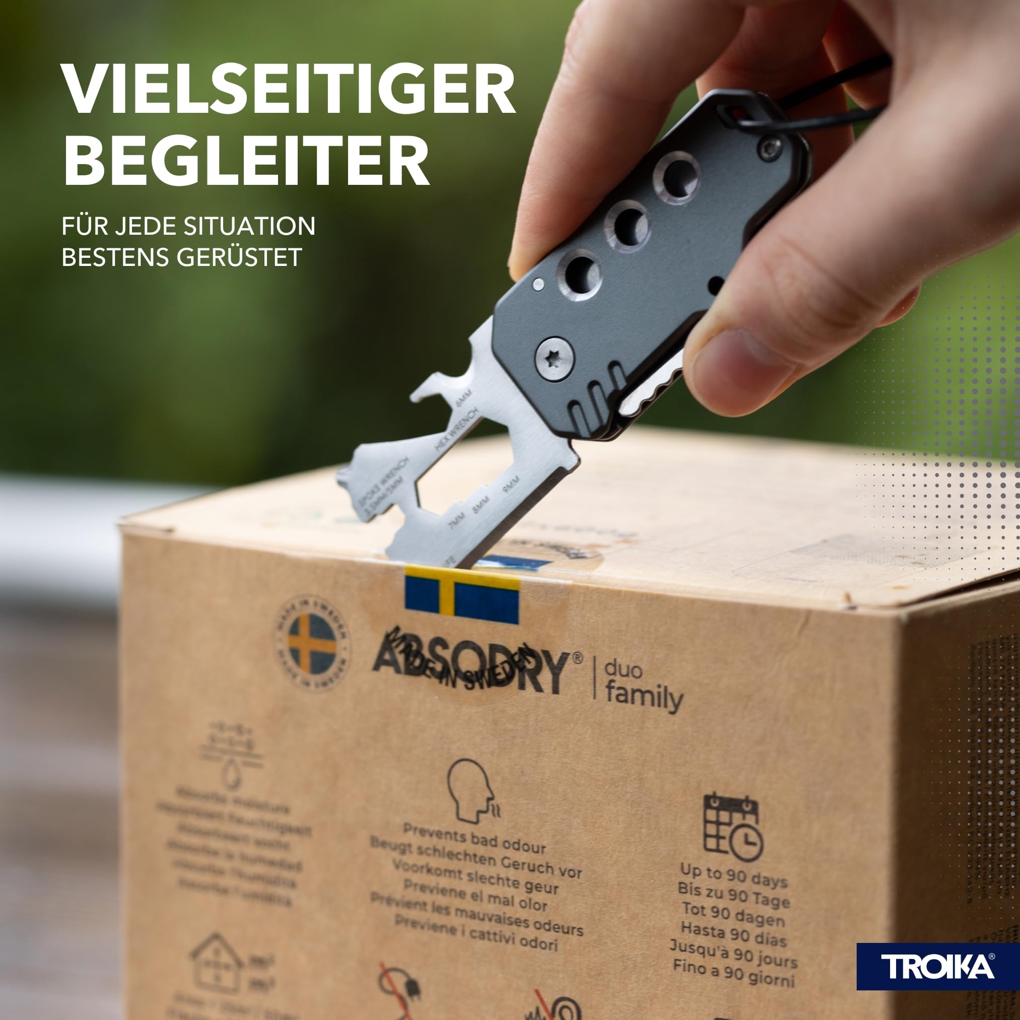 Handmatige RVS Bicolor Draadsnijder 12cm Groen met Mes en Transparante Container