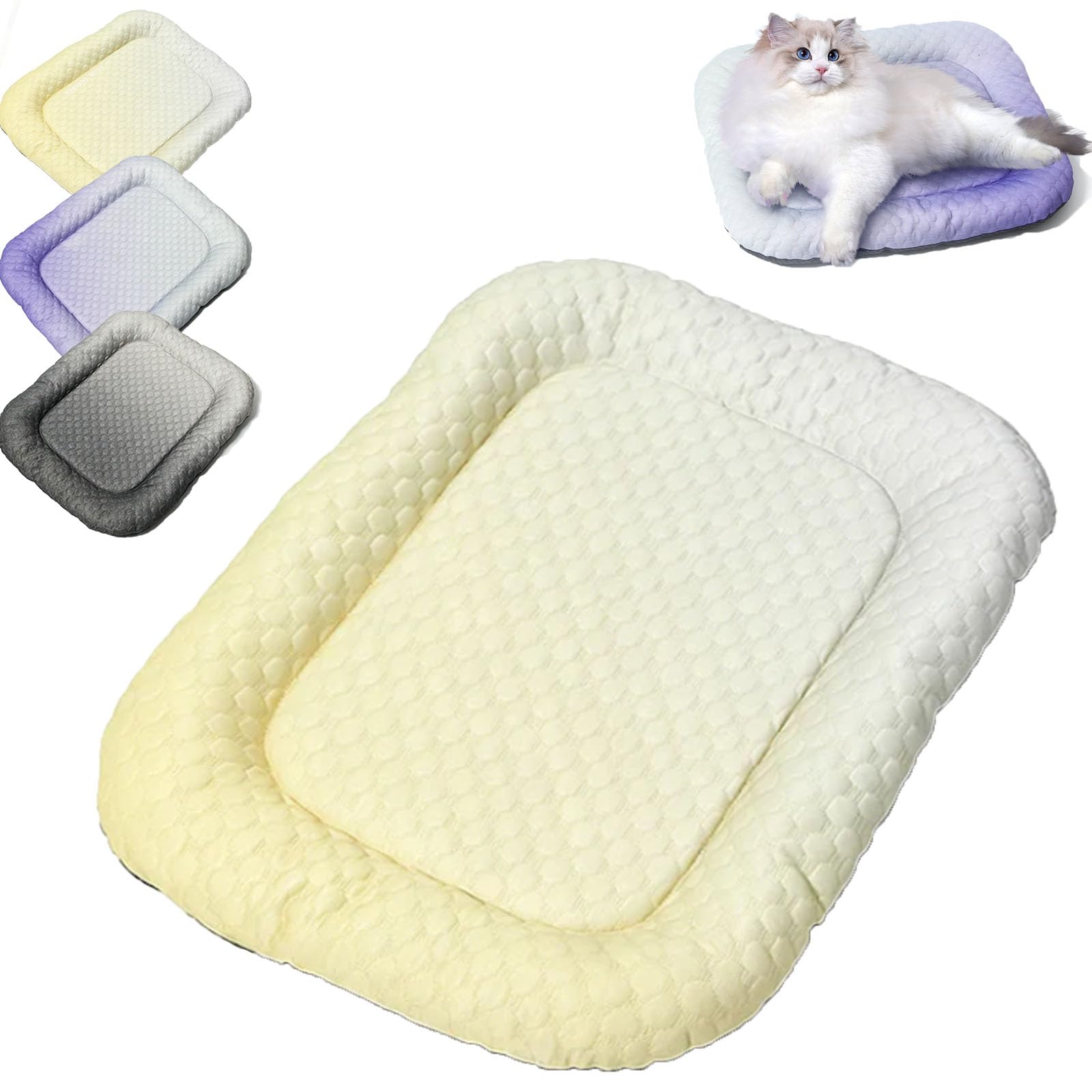 Tapis rafraîchissant chien haletant solution gel lit respirant lavable L