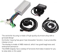 BuyWeek 36V 48V 500W Elektromos Kerékpár Vezérlő LCD Kijelzővel és Gázkarral 4