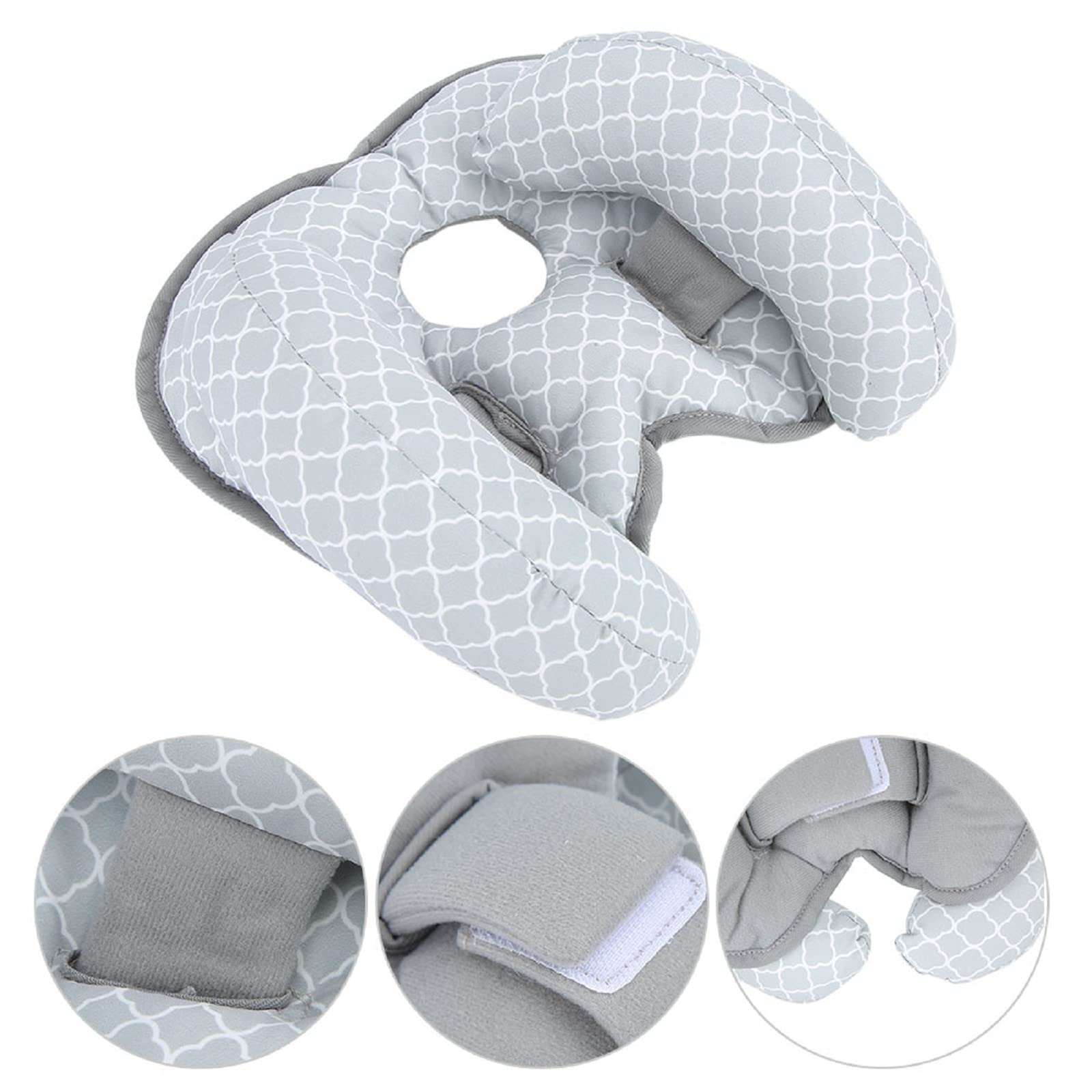 Protection de tête pour bébé, coussin de voyage réglable pour siège de bébé, support de tête pour siège de voiture, solution de soutien confortable et sûre