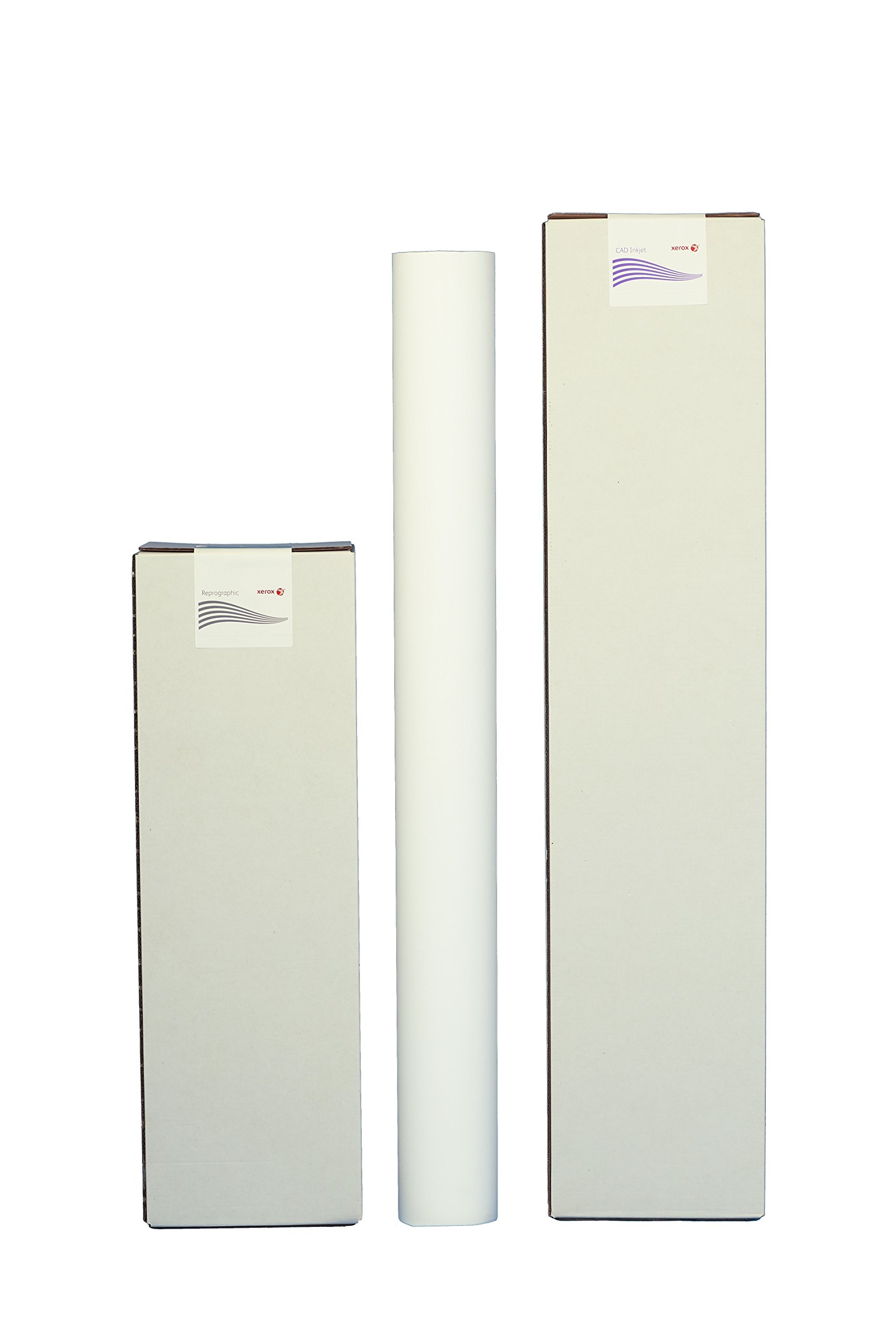 Xerox 524632 PPC rolka papieru do kopiowania, nieklejona końcówka rolki, bezdrzewna ECF, 75 g/m2, 914 mm x 175 m, średnica rdzenia: 76 mm, 1 sztuka, biała
