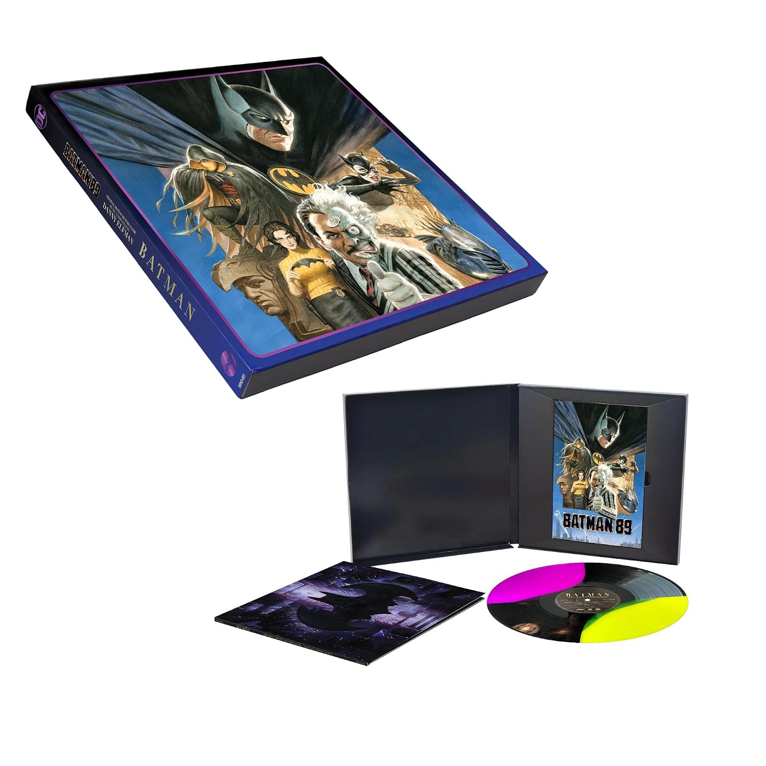 Batman Score Graphic Novel Black with Purple Green Split