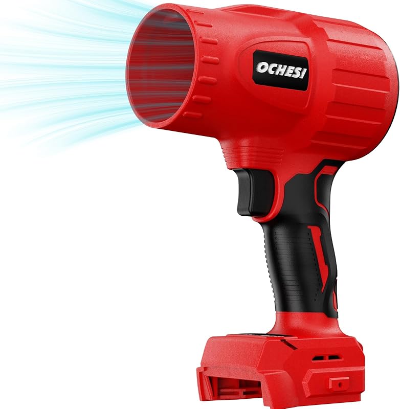 Cordless Leaf Blower Dust Blower for Milwaukee 18V Battery, High-Speed Brushless Motor Handheld Jet Fan Air Blower for Patio Cleaning, Lawn Care, Blowing Leaves(No Battery/Charger)