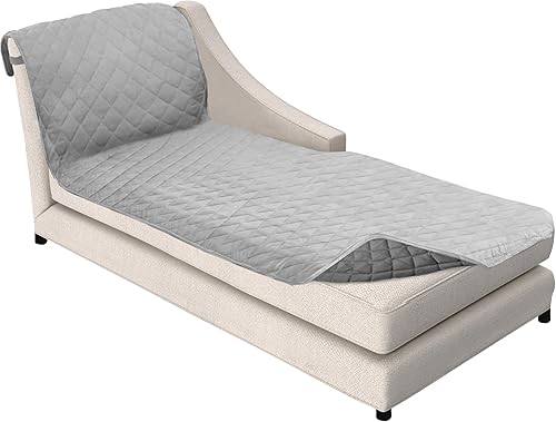 Vista 169 de Sofa Shield Funda de sofá con correa, reversible, resistente a las manchas y al desgarro, funda acolchada de microfibra, lavables, asiento de 78