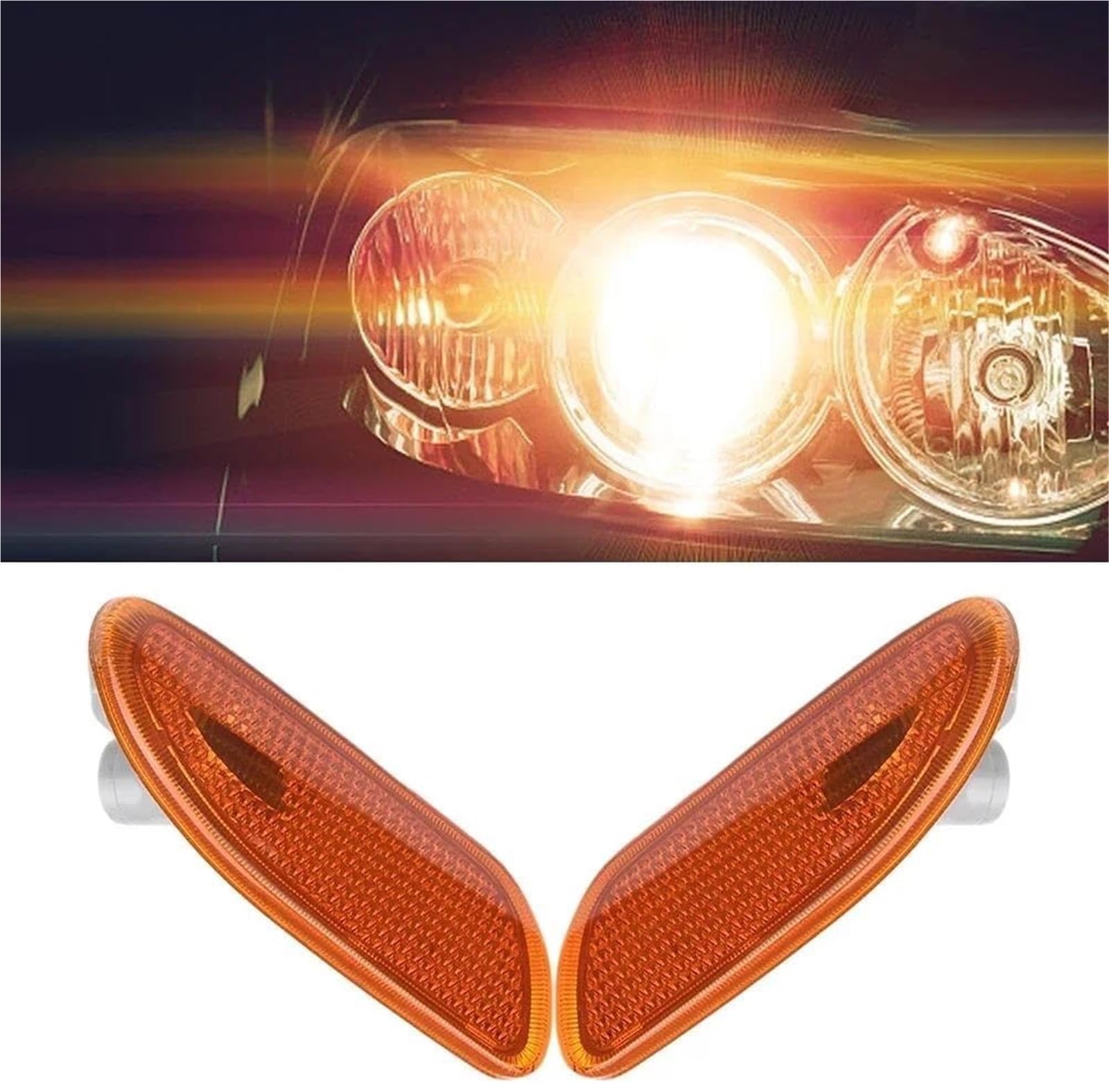 Auto-Seitenlichter Für Mercedes Für Benz W203 C-Klasse 2001-2007 Seitenmarkierungsleuchten