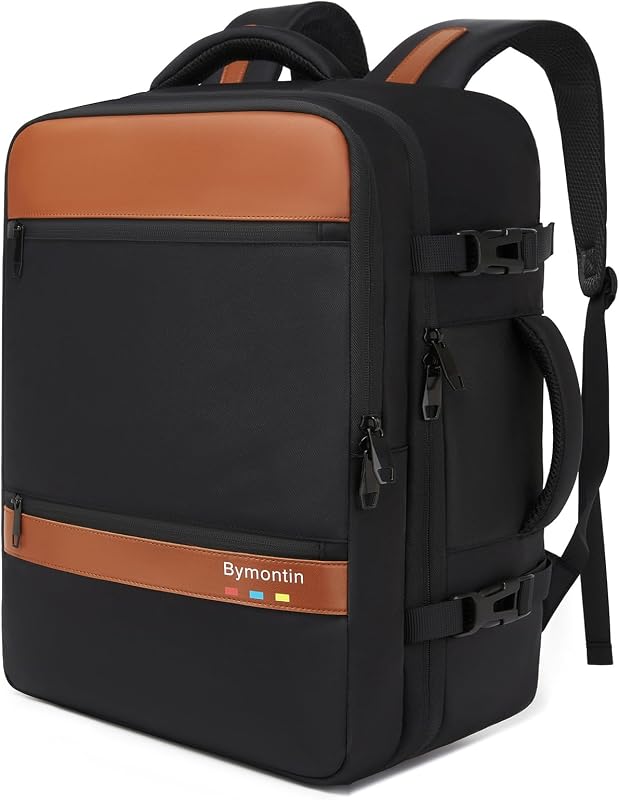 Exquisite Travel Laptop Backpack, Flight Approved Size Carry on Bag (25L) | 180° Opening, with Laptop Compartment, with Luggage Strap