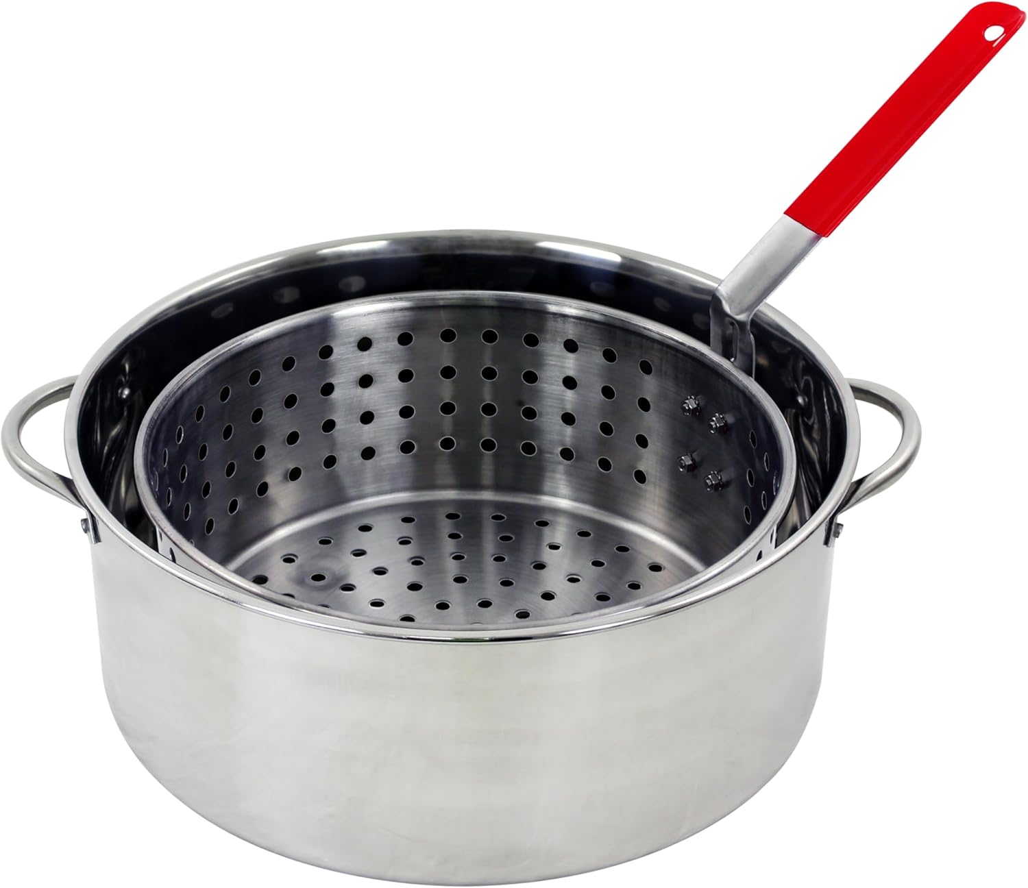 Chard 10.5 Qt. Stainless Steel Pot with Strainer Basket