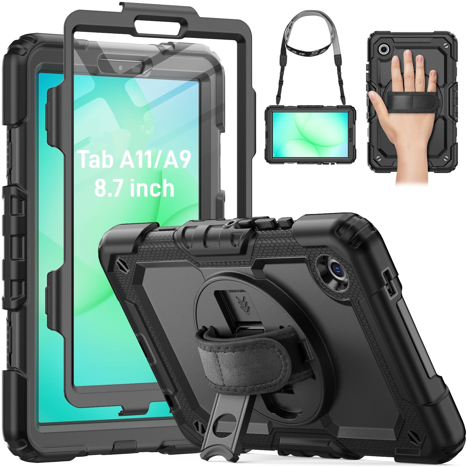 HXCASEAC Case for Samsung Galaxy Tab A11/A9 Shockproof with Screen