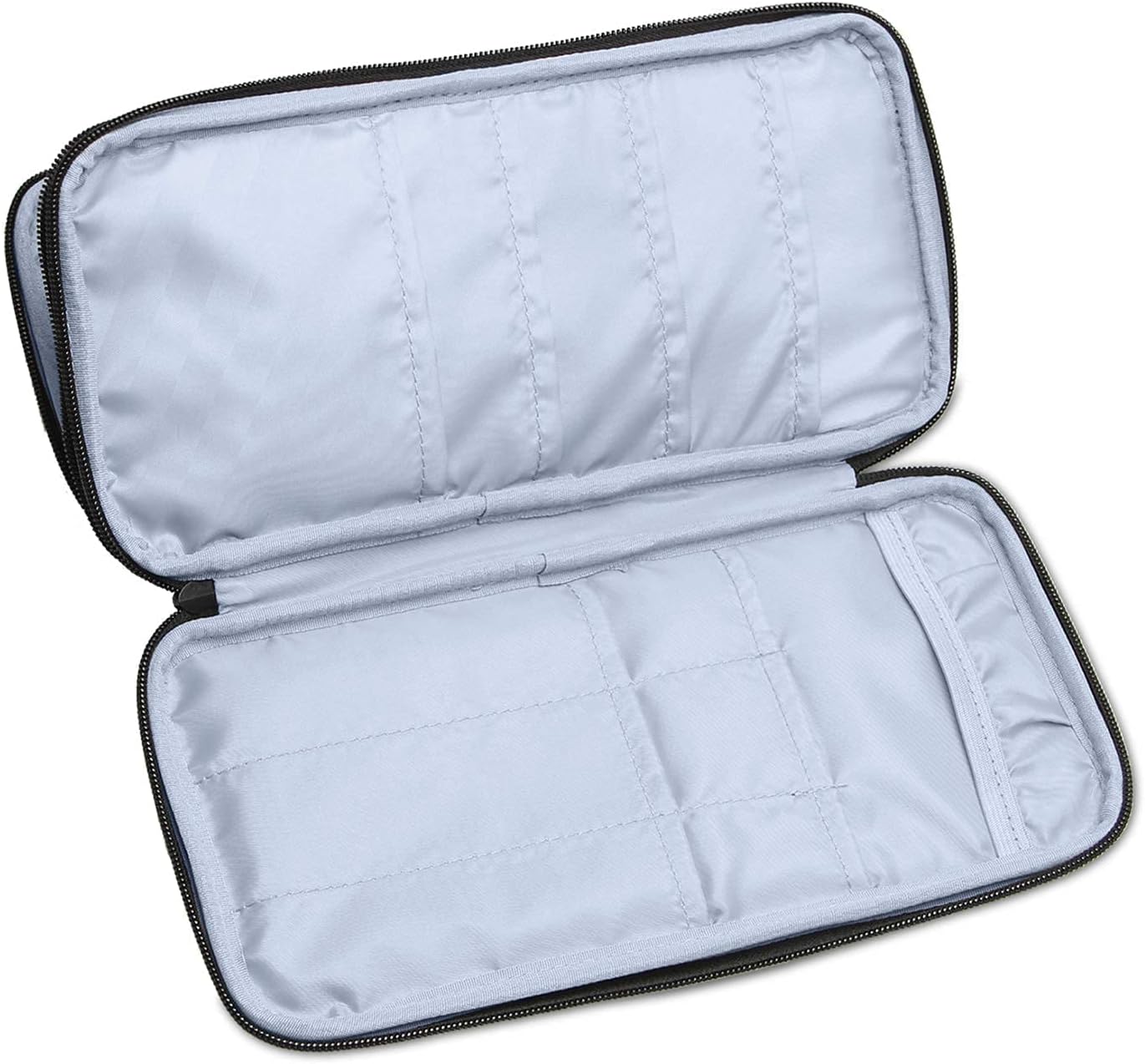 Teamoy Interchangeable Circular Knitting Needle Case with Two Teamoy Knitting Needles Case(up to 10"&up to 14"), Purple, No Accessories Included