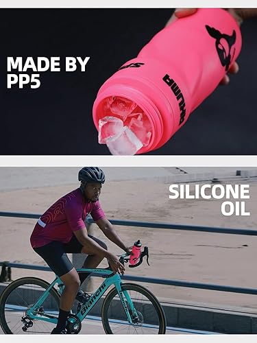 Miniatura 4 de Botella de agua deportiva con aislamiento, sin BPA, a prueba de fugas, para ciclismo y deportes, botella para apretar, se adapta a la mayoría de