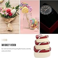 Vista 9 de DECHOUS 3 cajas en forma de corazón con tapas, cajas de cinta de boda para vacaciones, Navidad, boda, día de San Valentín, cumpleaños, cajas