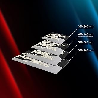 X-Raypad Aqua Control II-Sakura-Night-XLS (500x500x4mm) Gaming Mouse Pad Cloth Japan Authorized Dealer Warranty