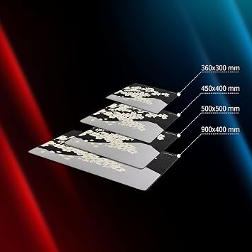 X-Raypad Aqua Control 2 Gaming Mouse Pad, Ultra-High Precision Mouse Pad with Perfect Speed and Control Capability, Consistent X and Y Glide, Designed for Fps Players with Low DPI Requirements