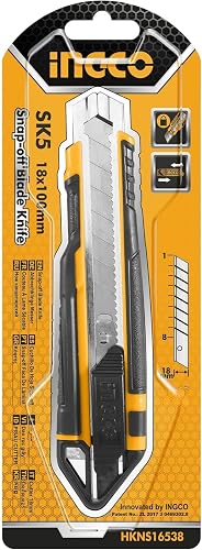 Ingco Snap-off Blade Knife, 18 x 100 mm Size
