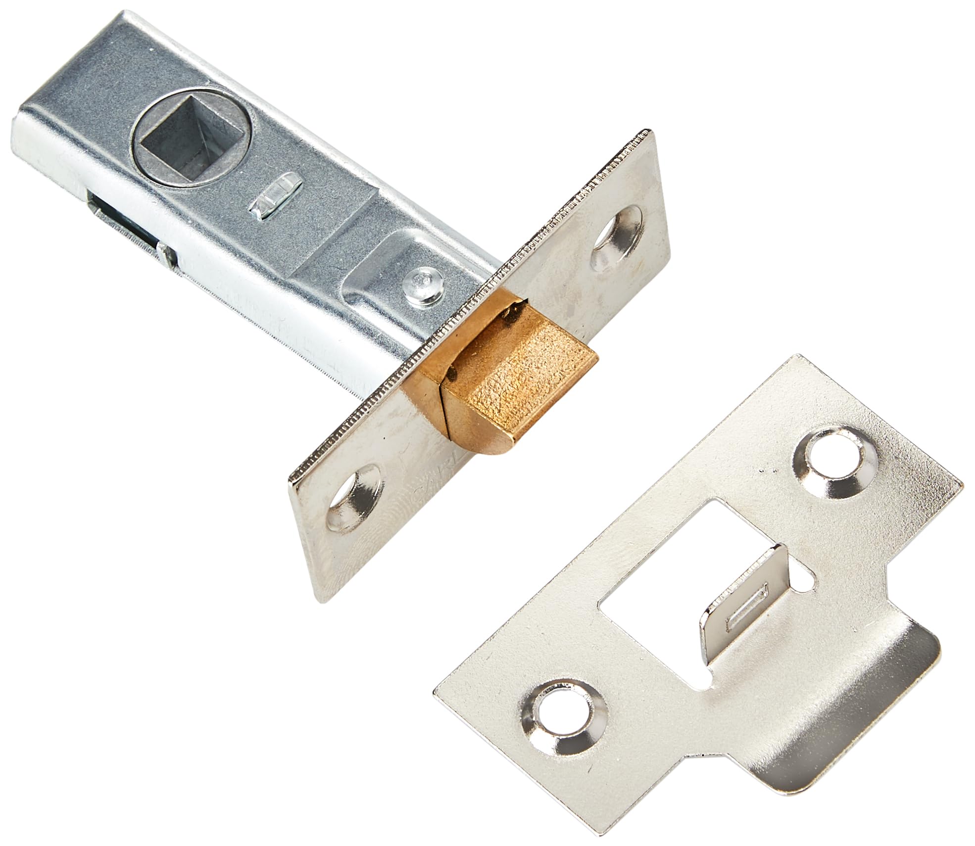 Carlisle Brass TL2/BP Tubular MORTICE Latch NP, Polished Nickel, 2.5"
