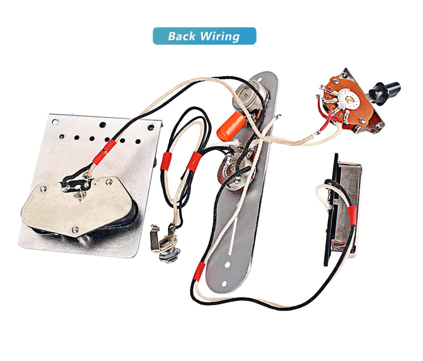 Buy Saddle Bridge Plate Loaded Alnico V Pickups, 3way Switch Control