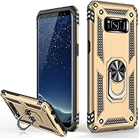 Vista 28 de LUMARKE Funda para Galaxy S10+ Plus, pasa 16 pies, probada en caídas con anillo magnético y soporte, compatible con soporte de montaje de automóvil