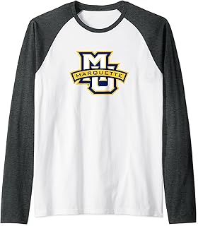 Marquette Golden Eagles Icon Officially Licensed Raglan Baseball Tee