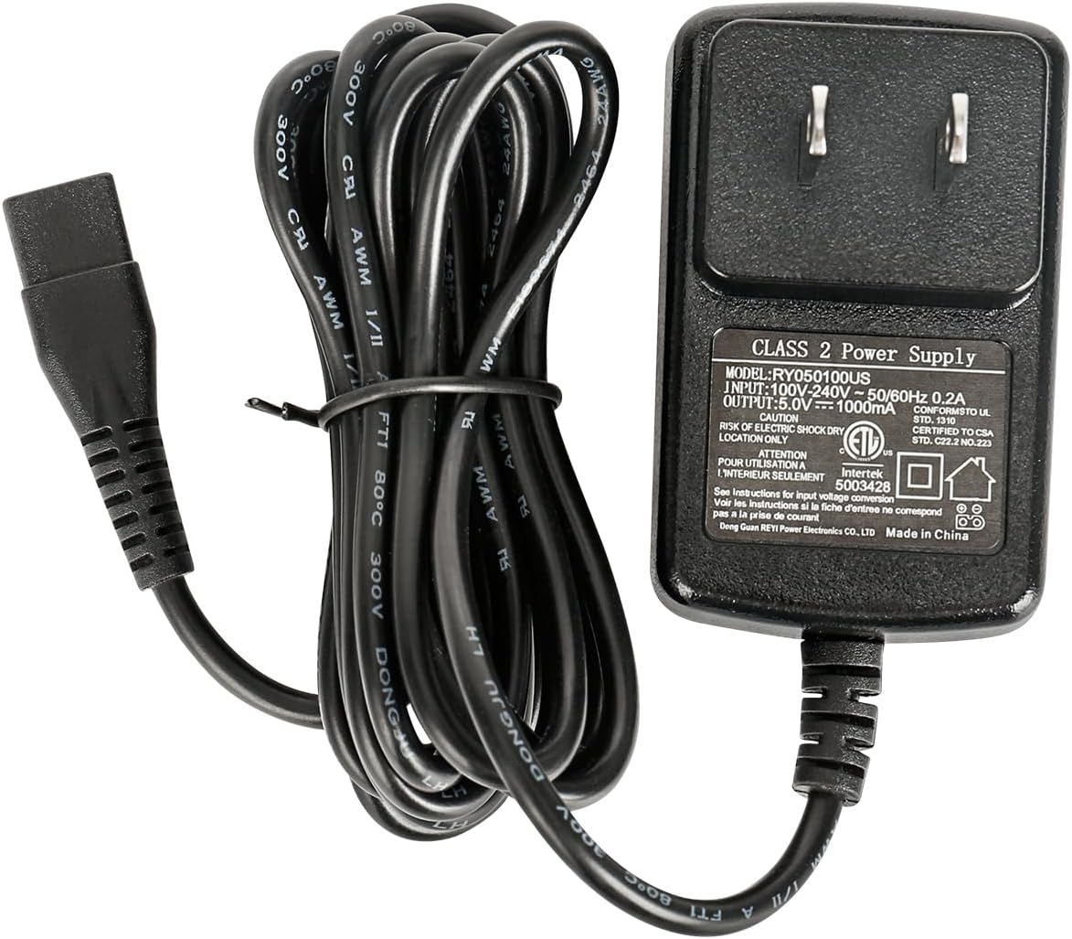 Low Noise Dog Clippers Replacement Charger Charging Cord for 26225202-003DE/P2/X3/X2/C61/N6/A11/K52NTS