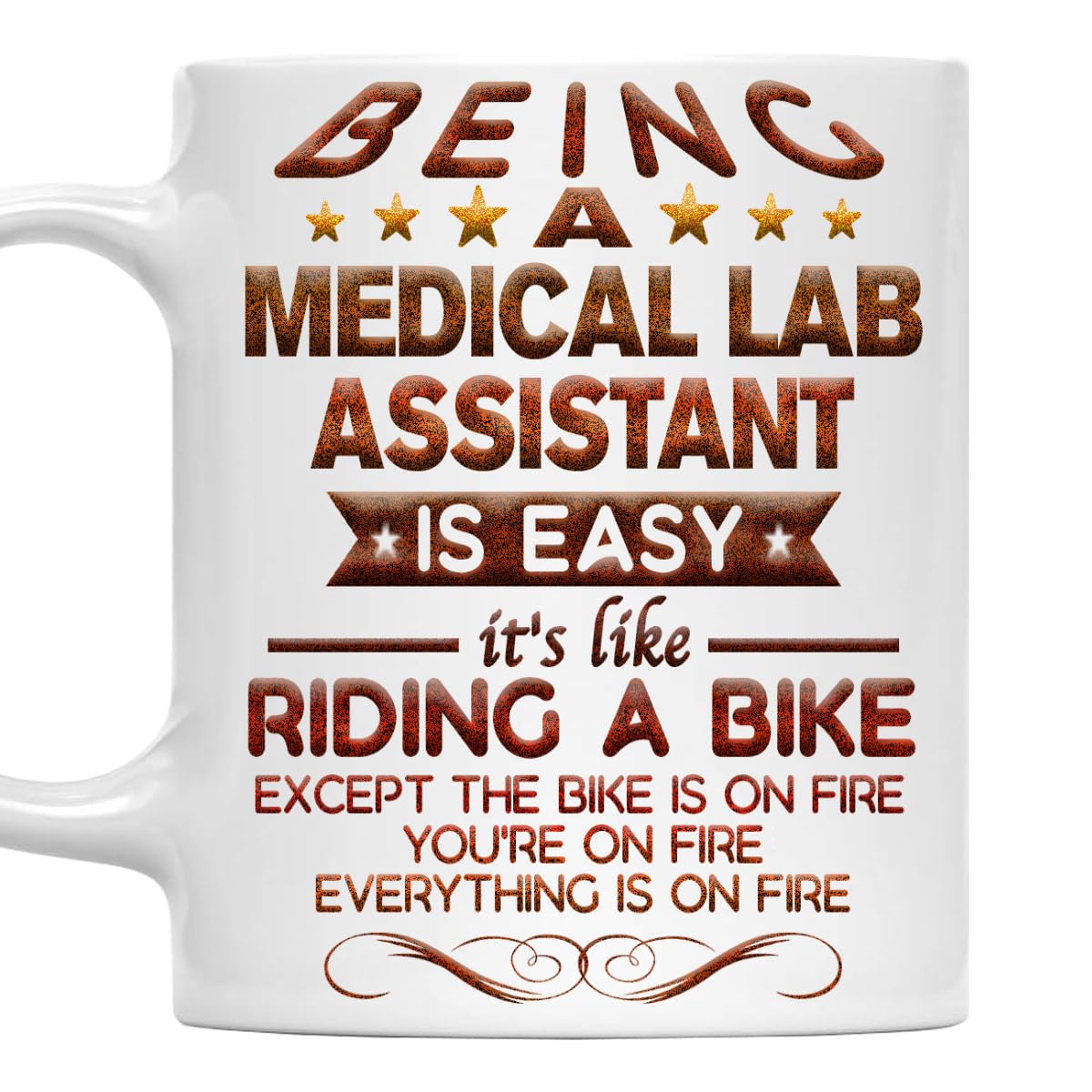 Medical Lab Assistant Mug Being a Medical Lab Assistant Gift 11oz White Ceramic Coffee Mug for Office Work Friends Coworkers Birthday Christmas Retired Retirement Gift for Medical Lab Assistant