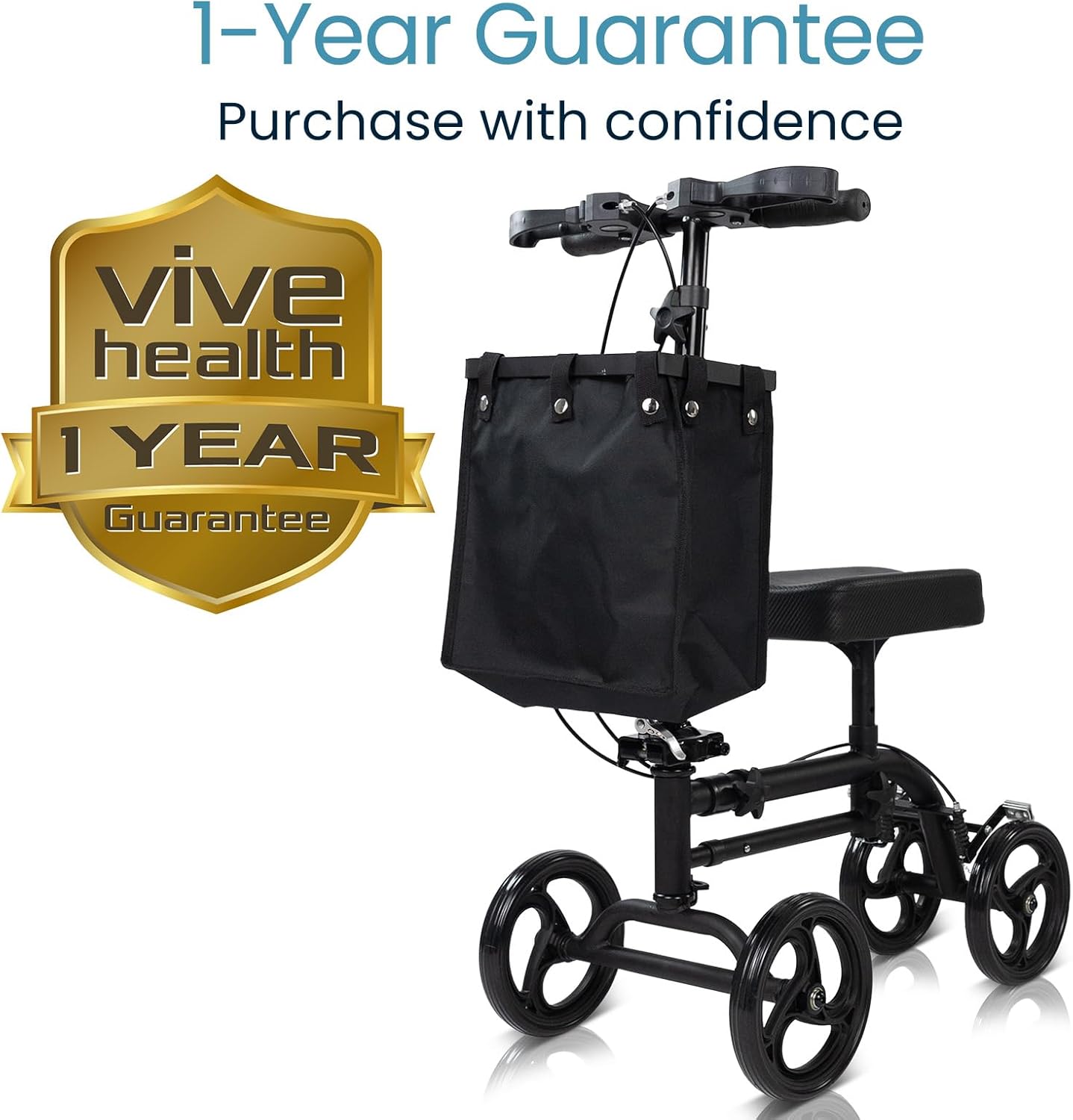 Vive Health 1 Year Guarantee badge