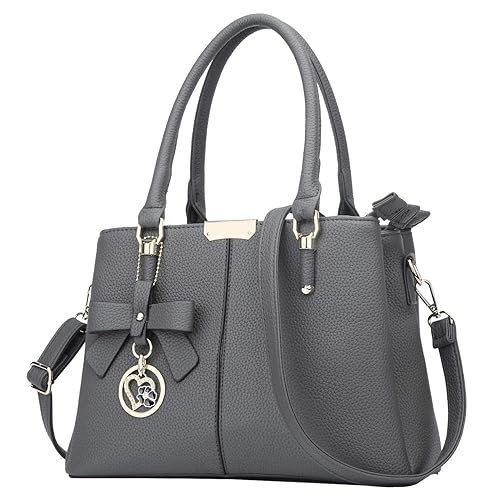 KKXIU 3 Zippered Compartments Purses and Handbags for Women Top