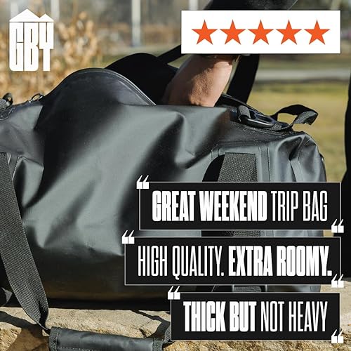 Miniatura 6 de GBY - Bolsa seca impermeable para aventuras al aire libre - Bolsa de lona de 56 litros para campamento, viajes, deportes, gimnasio - Gran