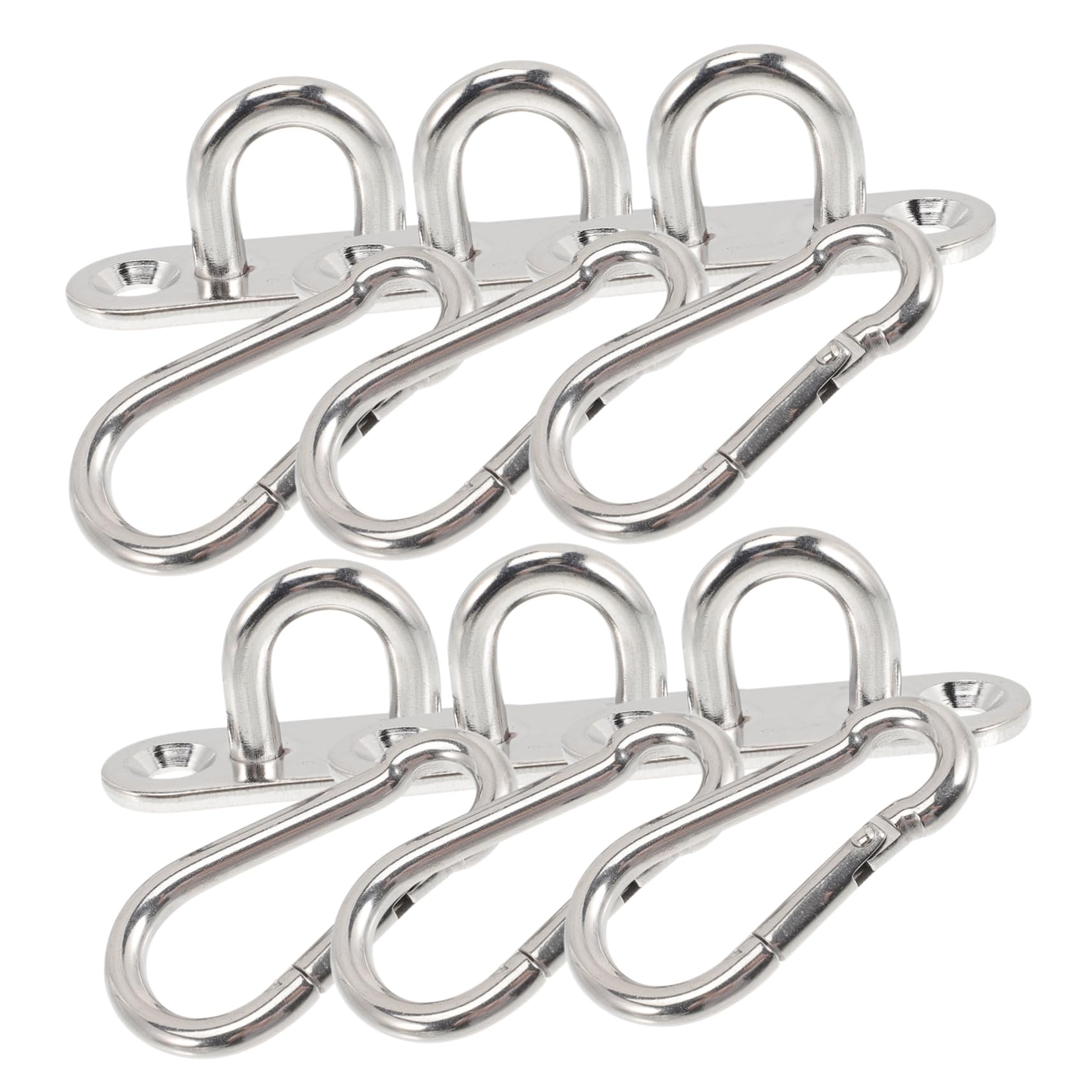 Garneck Outdoor Activity Ceiling Hooks 2 Pack Swing Hanger Accessories Easy Open Snap Hooks for