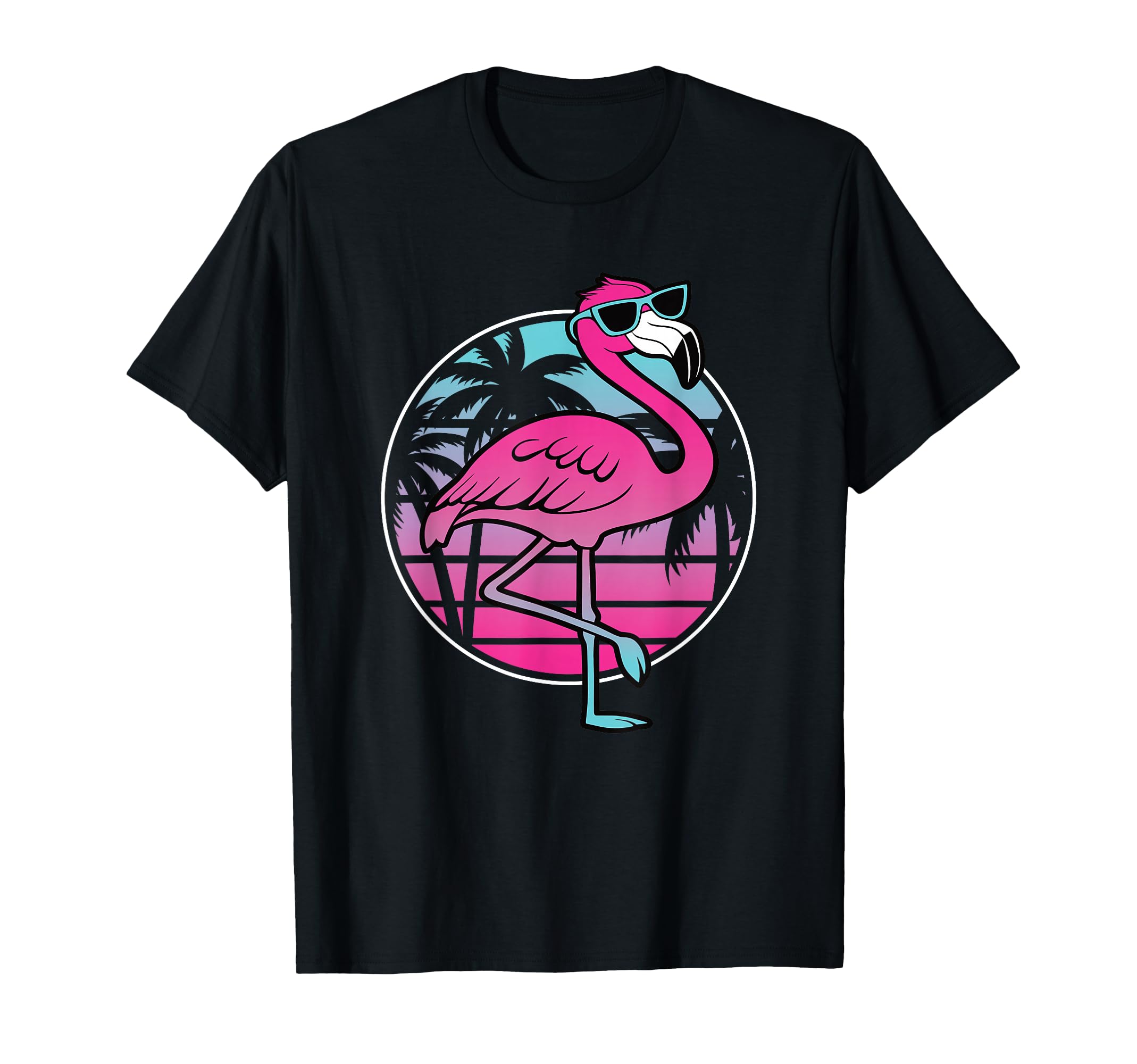 Funny Flamingo Tropical Beach Summer Men Women Kids T-Shirt