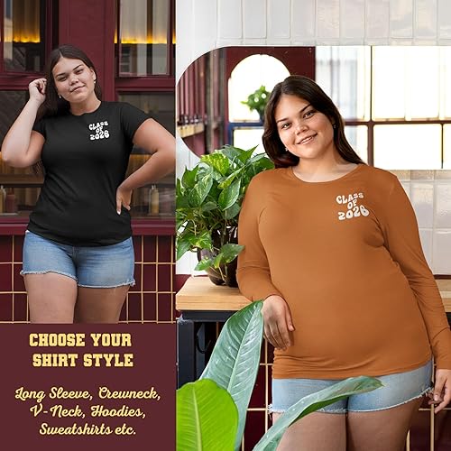 Miniatura 6 de Class Of Shirt, Hoodies, Sweatshirts, Long Sleeve Tees & More, Class of 2024, Class of 2025, Class of 2026, Class of 2027, Or Custom Year