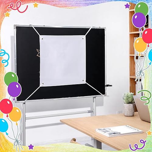 Vista 48 de Pancarta grande y letreros en blanco de poliéster, tela Oxford, pancarta con cuerda colgante para pared interior, exterior, fácil de colgar