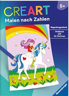Malbuch Regenbogenland, 24 Motive ab 5