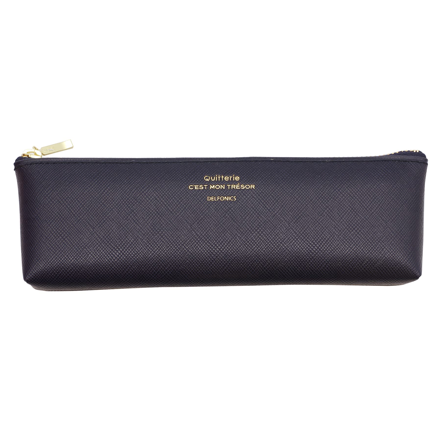 Delfonics500222-408 Delphonics QUITTERIE Kitty Pencil Case, Dark Blue