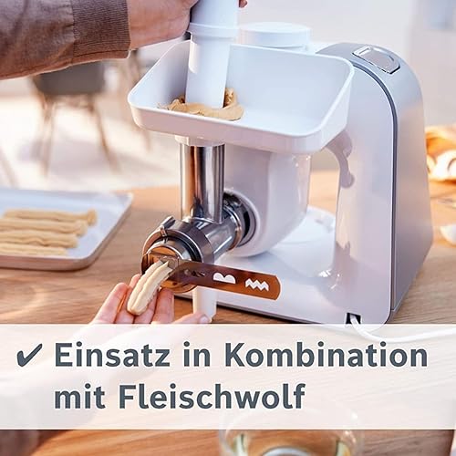 Miniatura 4 de Accesorio para hacer galletas, accesorio de pastelería, accesorio para picadora de carne, acero inoxidable, molde para galletas, masa para galletas