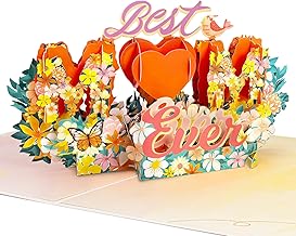 Mothers Day Card, Pop Up Mothers Day Cards for Mum, Special Mother's Day Gifts for Mam Women Wife, 3D Happy Birthday Mum Card Gift Decoration from Daughter and Son