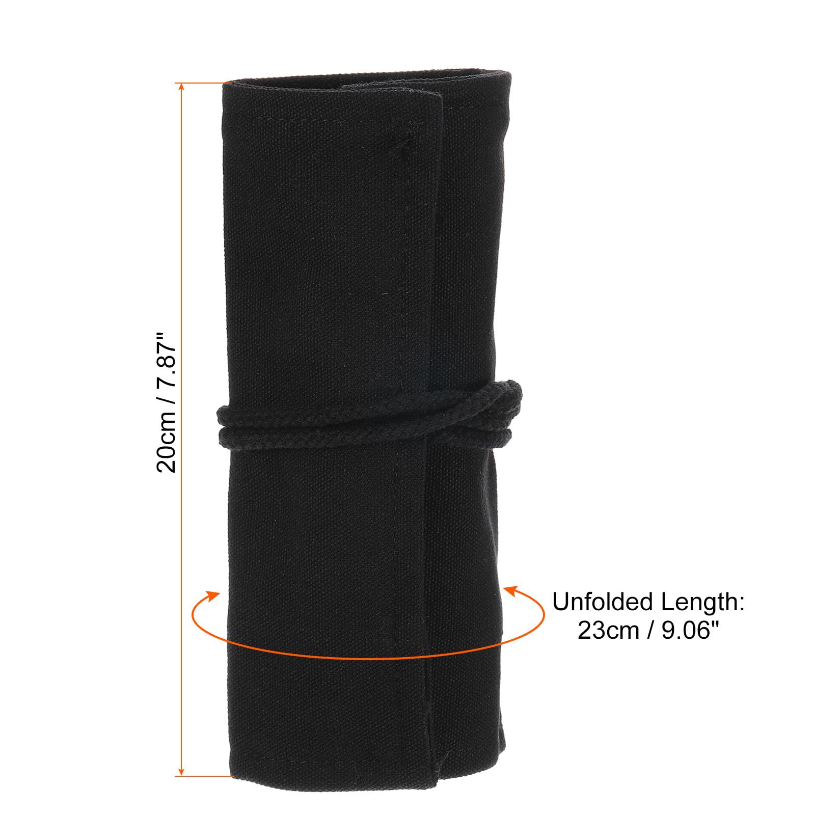 PATIKIL Handmade 12 Slots Roll Up Pencil Case - Image 2
