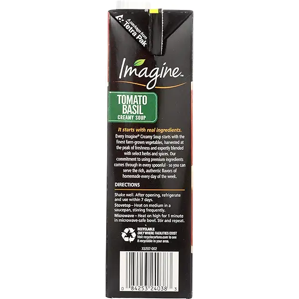 Imagine Creamy Tomato Basil Soup, Organic, 32 oz 5