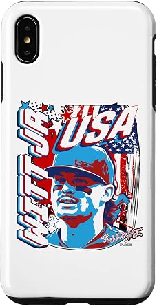 Bobby Witt Jr. International Baseball USA MLBPA Case for iPhone XS Max