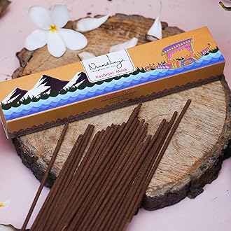 Nirmalaya Premium Kashmiri Musk Incense Sticks | Pack of 40 Sticks | 100% Natural & Charcoal-Free | Luxury, Hancrafted Organic Agarbatti for Pooja, Meditation, Yoga and Aromatherapy