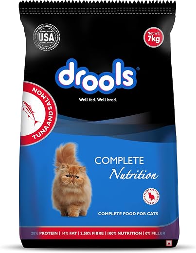 Drools Tuna &amp; Salmon Dry Adult Cat Food, 7kg